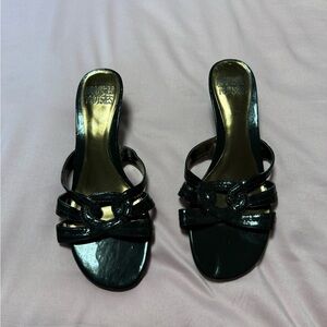 Mootsies Tootsies | Black Kitten Heels | size 8